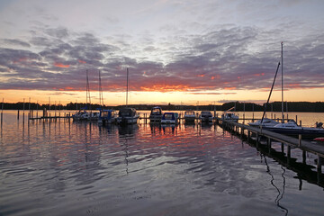 Abend am Schwielochsee