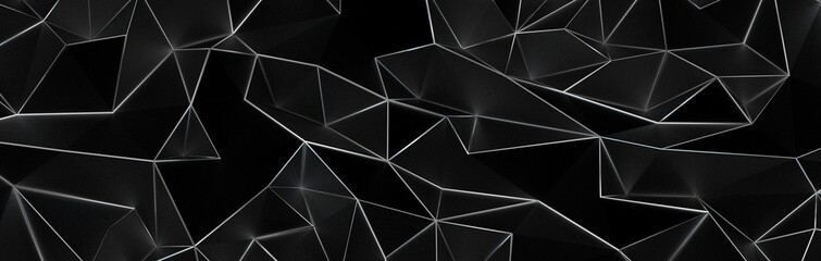 Abstract dark polygonal mosaic background