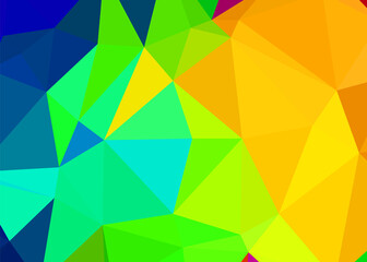 Green Abstract Color Polygon Background Design, Abstract Geometric Gradient. Vector art.