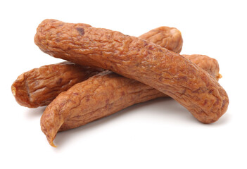 Sausage isolated on white background