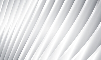 Obraz premium Abstract smooth elegant white fabric silk stripes texture soft background. Abstract white and gray gradient background. Background for ad, poster, template, business presentation. Vector illustration