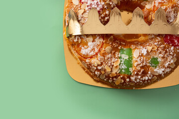 Spanish typical epiphany cake 