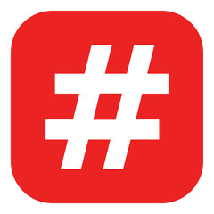 Hashtag und App Icon