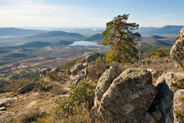 Embalse de Navacerrada. Madrid. España. Europa