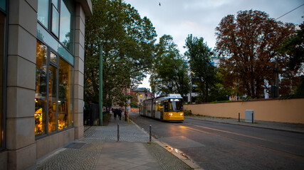 Germany, Berlin, Museum Island, public transport, light rail tram