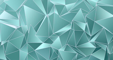 Obraz premium Abstract Low-Poly background. triangulated texture. Design 3d. Polygonal geometrical pattern. Triangular modern style