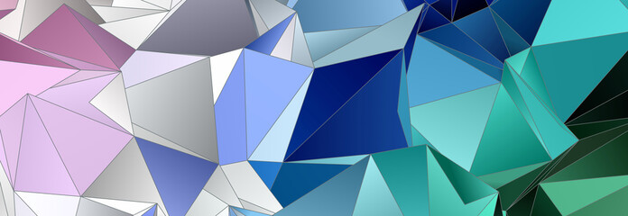Fototapeta premium Abstract Low-Poly background. triangulated texture. Design 3d. Polygonal geometrical pattern. Triangular modern style