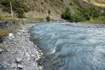  Argun river. Chechnya. Russia