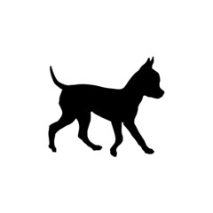 Dog silhouette. Breeds