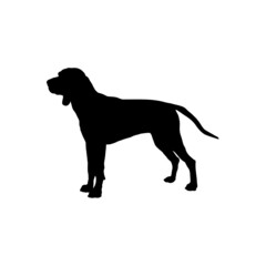 Dog silhouette. Breeds