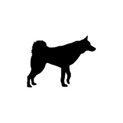 Dog silhouette. Breeds
