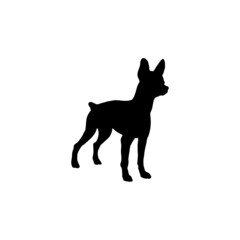 Dog silhouette. Breeds