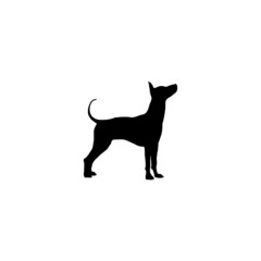 Dog silhouette. Breeds