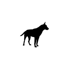 Dog silhouette. Breeds