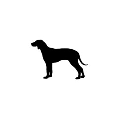 Dog silhouette. Breeds