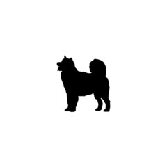 Dog silhouette. Breeds