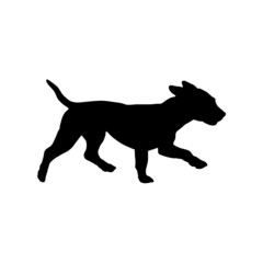 Dog silhouette. Breeds