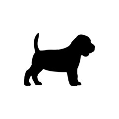 Dog silhouette. Breeds