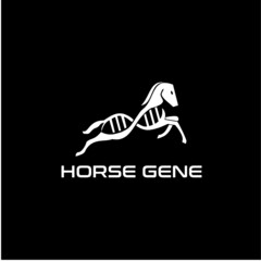 horse gene logo, logo horse, logo gen, health logo