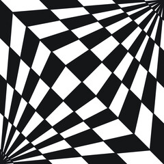 3d optical illusion graphic trendy illustration design