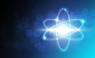 atomo, fisica energia, nucleare, energia atomica © xyz+