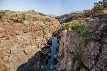 Fototapeta na wymiar River Gorge in South Africa