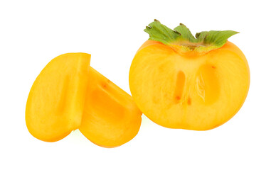 Fototapeta na wymiar persimmon isolated on white background