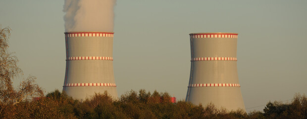 nuclear power plant cooling towers