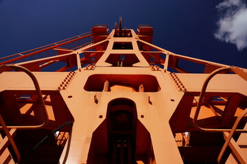 Fototapeta premium ダム建設資材運搬用重機 クロベノエキ