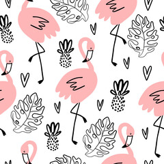 Cute flamingo print  © Alina