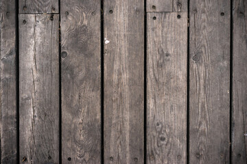 Old dark wood texture background surface with natural pattern
