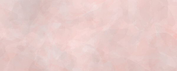 Vector pink watercolor background. Hand painted watercolour texture for cards, cover, banner or wallpaper. Pastel color watercolour banner. Brushstrokes and splashes. Abstract art template for design.