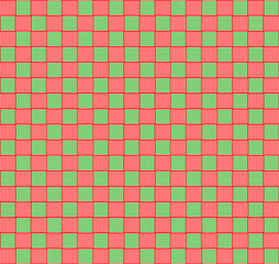 Pattern Line red green color background on white paper square, copy write postcard Christmas day, greeting card, textile Fabric