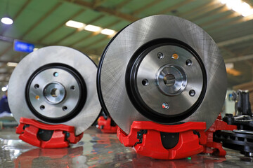 Application of stainless steel parts of automobile brake system in production line