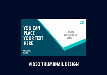 Obraz premium Unique and colorful graphic of video thumbnail