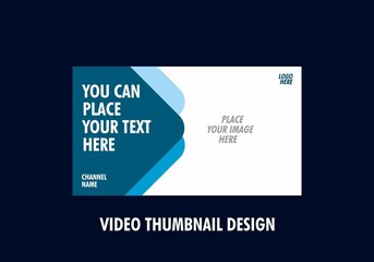 Unique and colorful graphic of video thumbnail