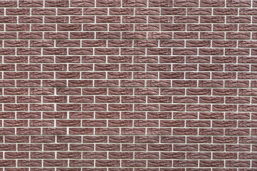 Modern facing country house. Vinyl siding, Imitation of brickwork.