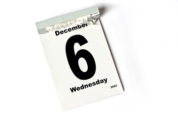 6  December 2023