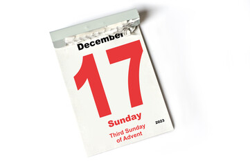 17  December 2023 Third Sunday of Advent