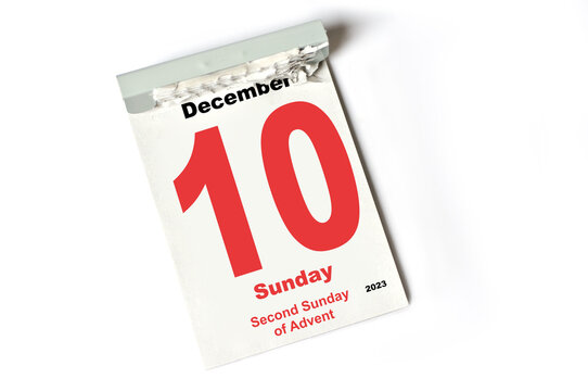10  December 2023 econd Sunday of Advent