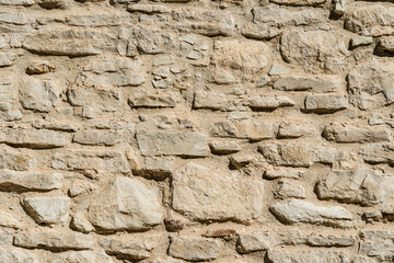 Detail photo of old stone wall. Texture