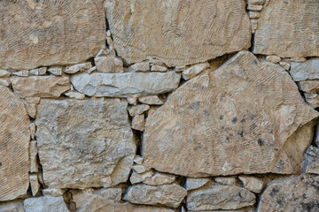 View on stone wall texture