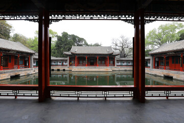 Chinese classical architectural scenery, Beijing