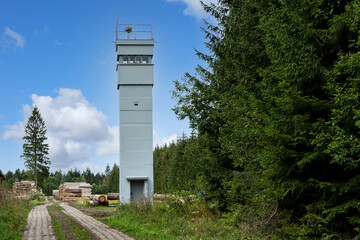 Beobachtungsturm an der innerdeutschen Grenze bei Sorge