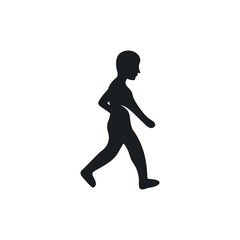 Fototapeta na wymiar Walk logo vector