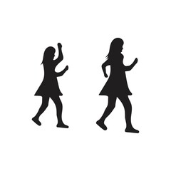 Obraz na płótnie Canvas Walk logo vector