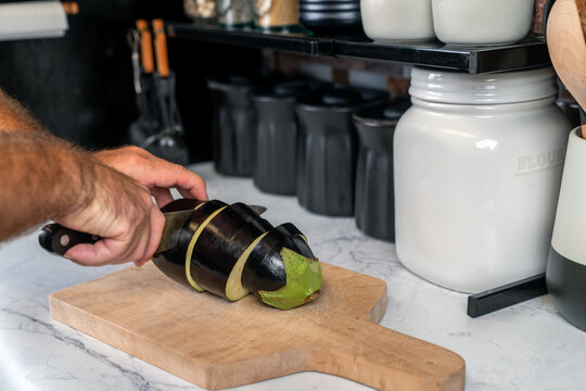 Eggplant boing sliced