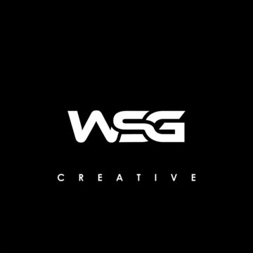 WSG Letter Initial Logo Design Template Vector Illustration