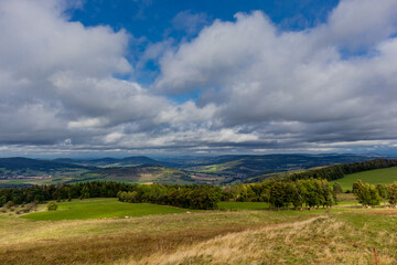 Unterwegs zum Aussichtspunkt Noahs Segel in der wunderschönen Rhön - Thüringen