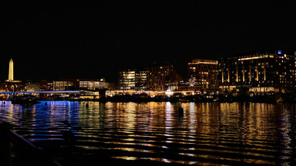 City lights at night